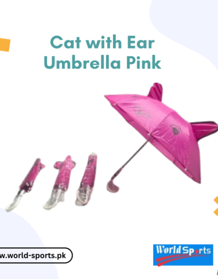 Cat with Ear Umbrella Pink - Cute and Practical Cat-Shaped Umbrella for All Ages