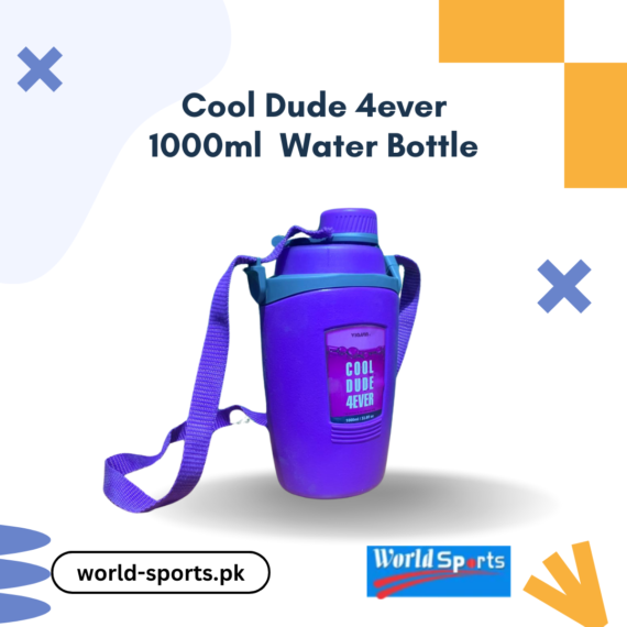 Cool Dude 4ever 1000ml Water Bottle - Stylish, BPA-Free, Leak-Proof Hydration Bottle