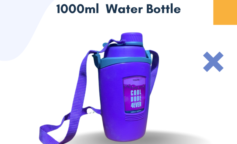 Cool Dude 4ever 1000ml Water Bottle - Stylish, BPA-Free, Leak-Proof Hydration Bottle