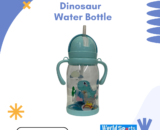 Dinosaur Water Bottle - 600ml BPA-Free, Leak-Proof, Fun and Durable Hydration Bottle for Kids