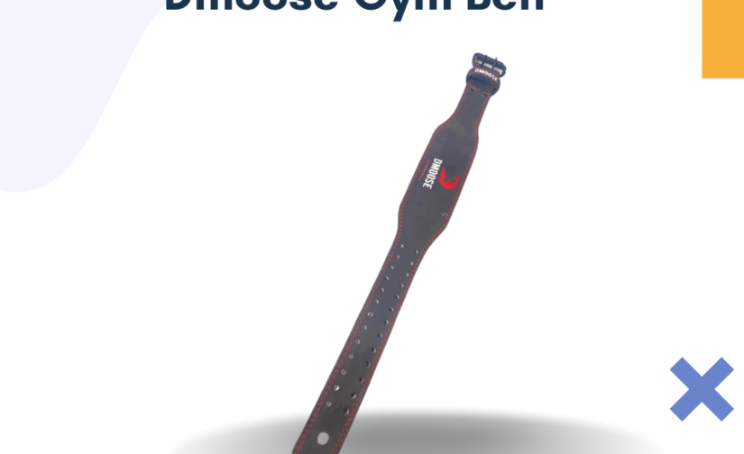 DMoose Gym Belt - Premium Weightlifting Belt for Back Support, Core Stability, and Injury Prevention