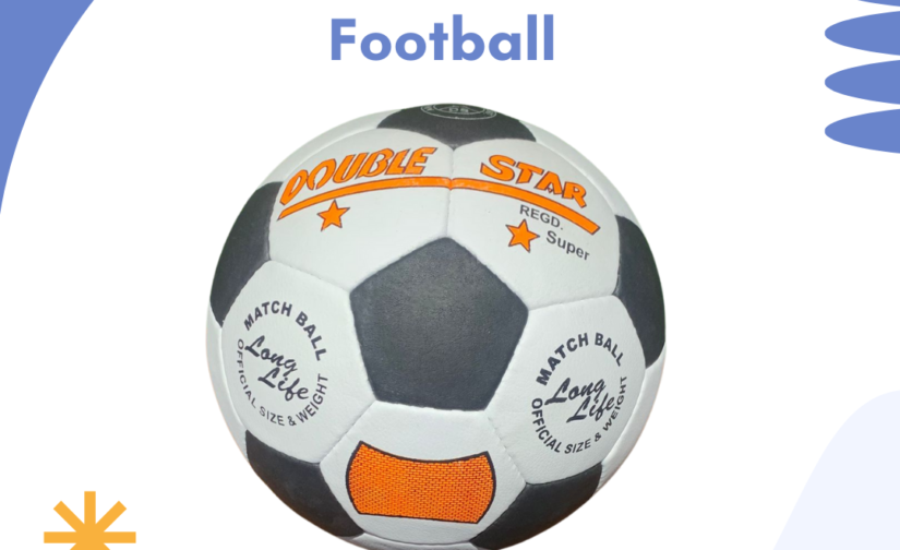 Double Star Football – Premium Soccer Ball for Matches, Training, and Recreational Play