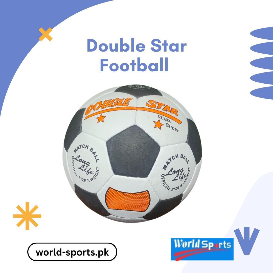 Double Star Football – Premium Soccer Ball for Matches, Training, and Recreational Play