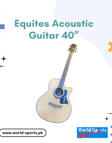 Equites Acoustic Guitar 40” - Premium Full-Size Guitar for Rich Tones and Comfortable Playability
