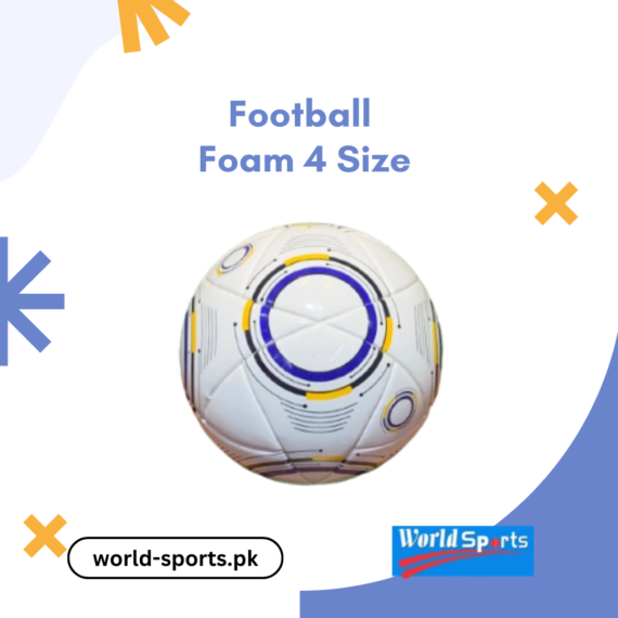 Football Foam Size 4 – Soft and Lightweight Training Ball for Kids and Beginners