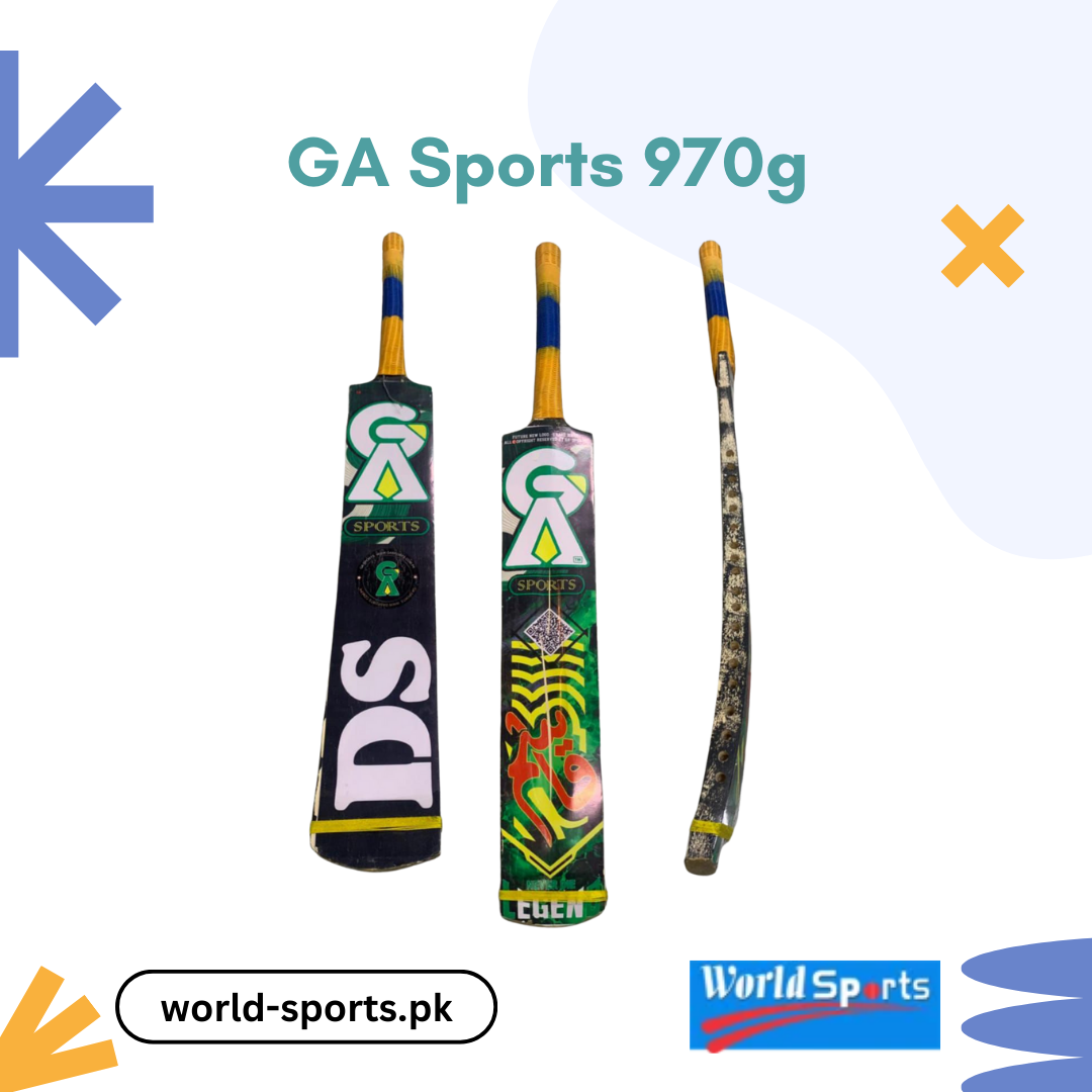 GA Sports 970G Cricket Bat - Premium Quality Lightweight Bat for Power, Precision, and Durability