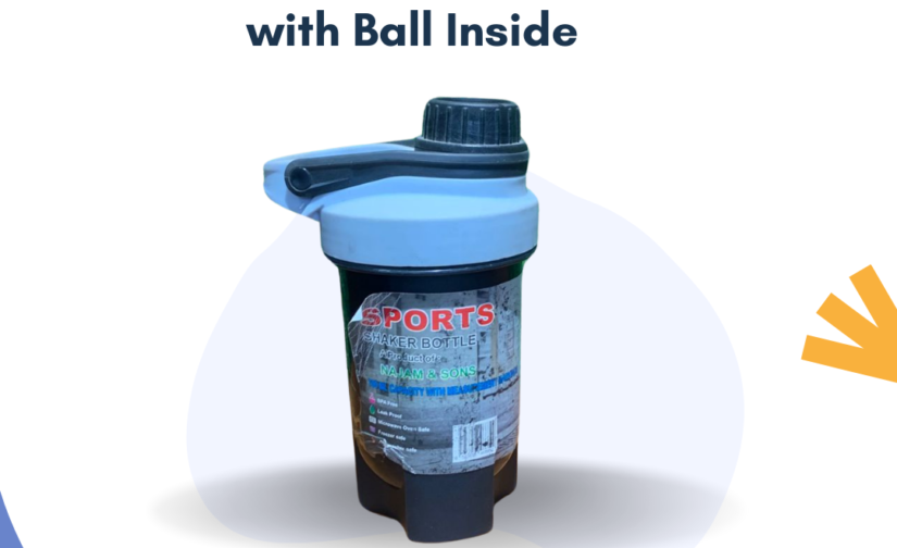 Glass Shaker Bottle with Ball Inside – 700ml Durable and BPA-Free Protein Shaker for Smooth Blends