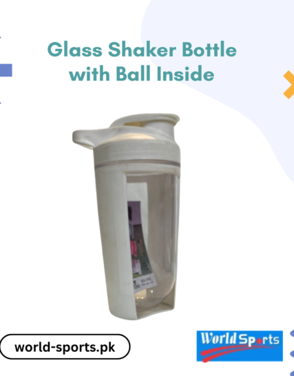 Glass Shaker Bottle with Ball Inside – 700ml Leak-Proof Protein Shaker for Smooth Mixing