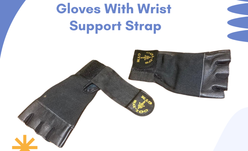 Gold's Gym Gloves with Wrist Support Strap | Premium Fitness Gloves for Weightlifting & Strength Training