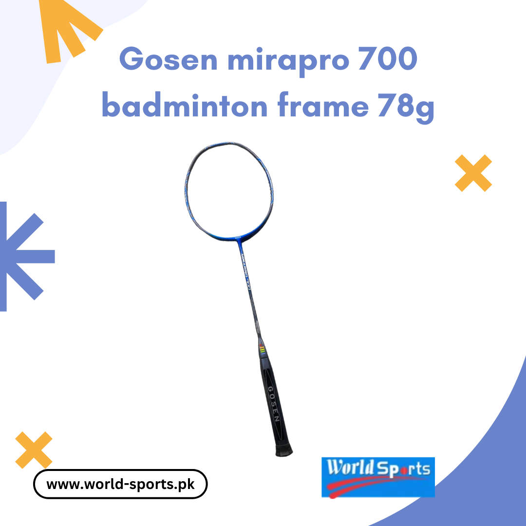 Gosen Mirapro 700 Badminton Racquet - 78g Lightweight Frame for Speed and Control