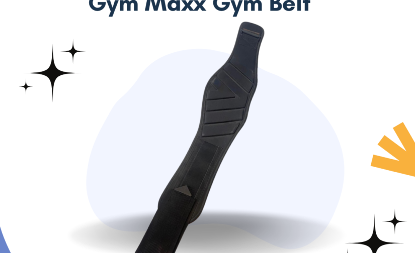 Gym Maxx Gym Belt – Premium Back Support for Weightlifting, Powerlifting, and Strength Training