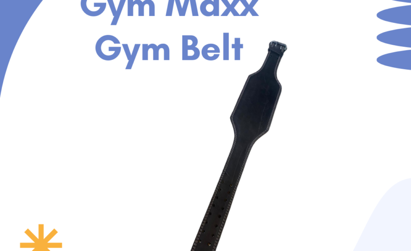 Gym Maxx Gym Belt - High-Performance Weightlifting Belt for Superior Back Support and Core Stability