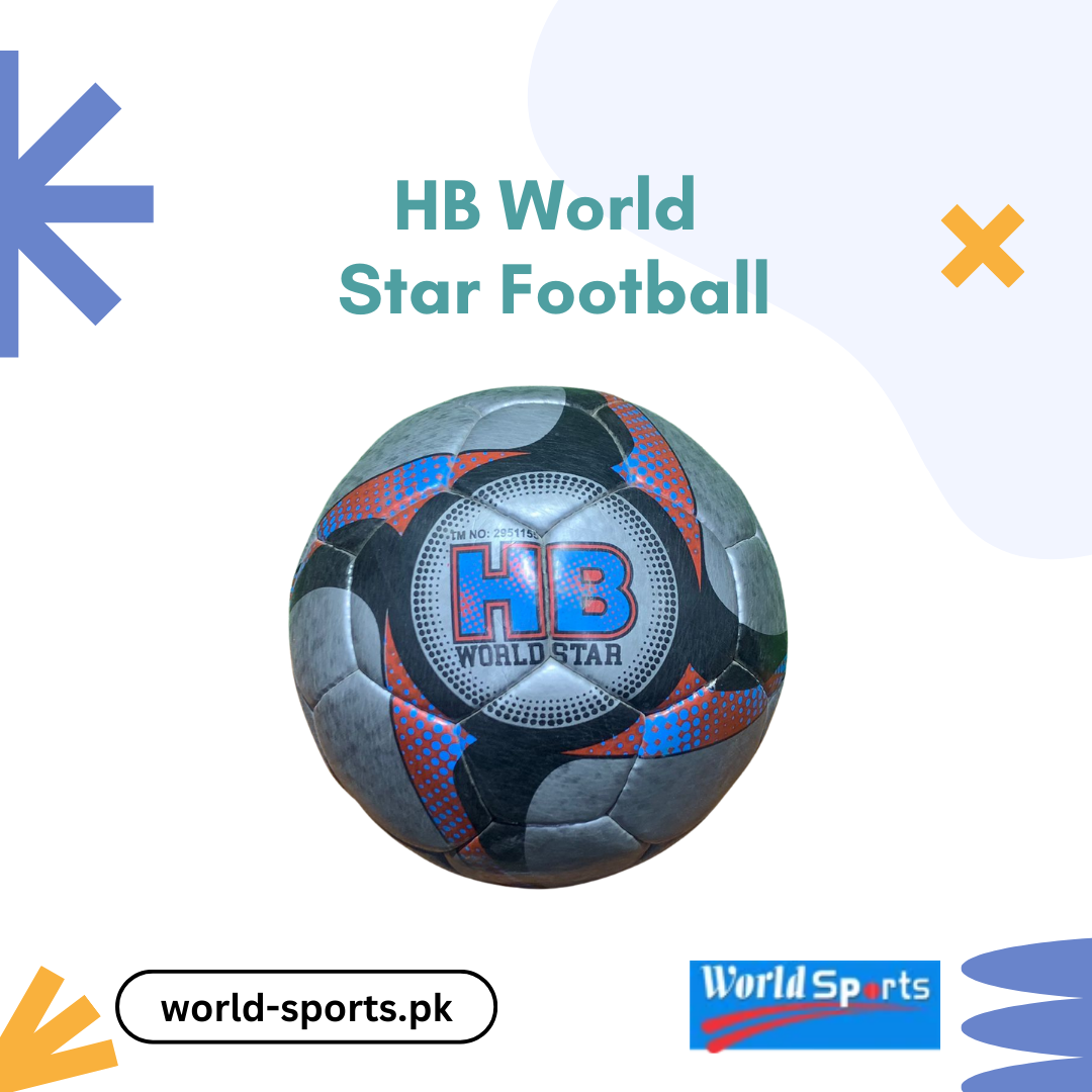HB World Star Football – Premium Soccer Ball for Matches, Training, and Recreational Play