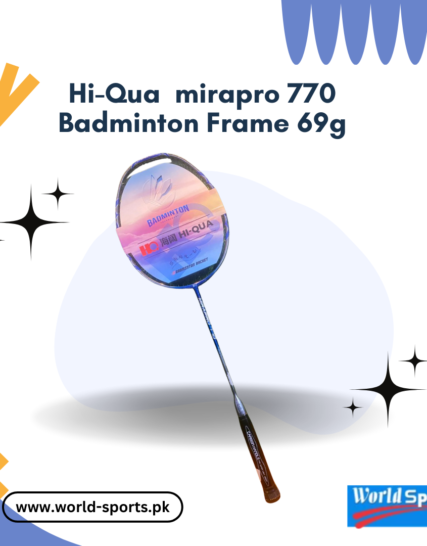 Hi-Qua Mirapro 770 Badminton Frame 69g – Lightweight, High-Performance Badminton Racket Frame