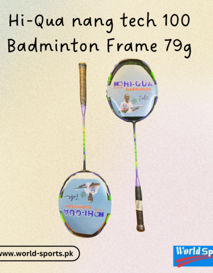 Hi-Qua Nang Tech 100 Badminton Frame 79g – Lightweight, High-Performance Badminton Racket Frame for Enhanced Power