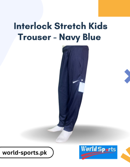 Interlock Stretch Kids Trouser - Navy Blue | Comfortable, Durable, and Stylish