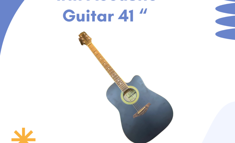 Irin Acoustic Guitar 41” - Premium Full-Size Guitar for Rich Sound, Comfortable Playability, and Versatility