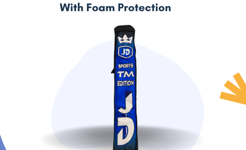 JD Bat Cover with Foam Protection – Premium Cricket Bat Cover for Maximum Safety and Durability