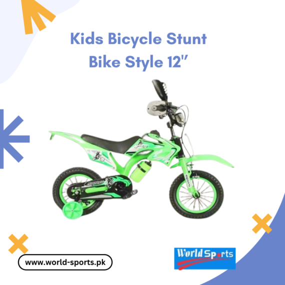 Kids Bicycle Stunt Bike Style 12" | Durable & Lightweight Stunt Bike for Young Riders with Adjustable Seat