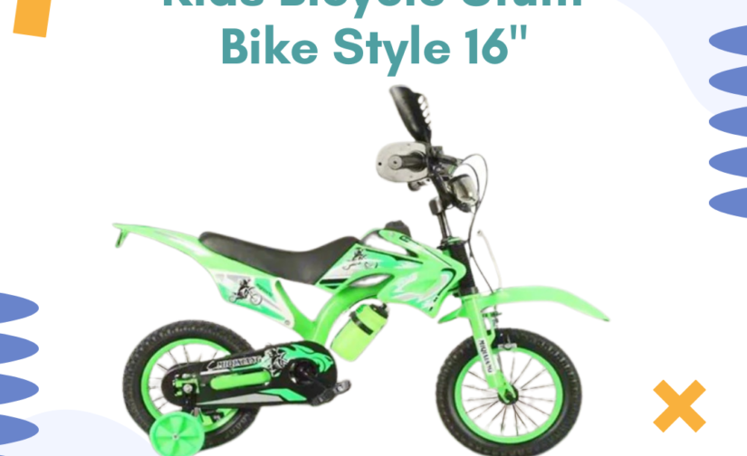 Kids Bicycle Stunt Bike Style 16" | Durable & Lightweight Bike for Young Riders with Adjustable Seat