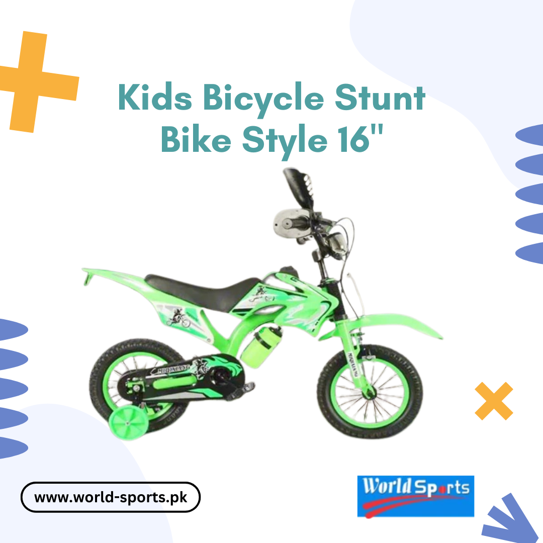 Kids Bicycle Stunt Bike Style 16" | Durable & Lightweight Bike for Young Riders with Adjustable Seat
