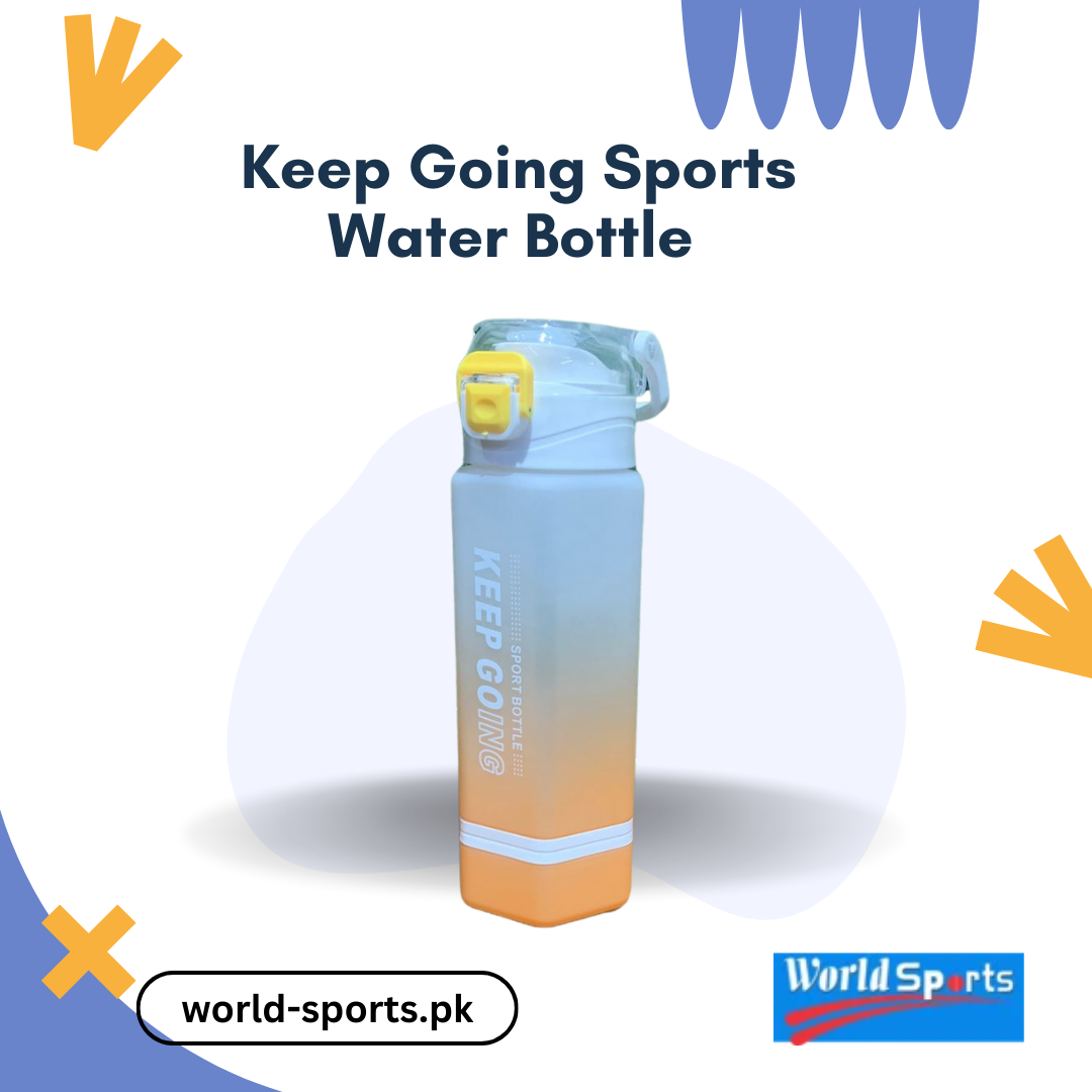 Keep Going Sports Water Bottle - 750ml BPA-Free, Leak-Proof, Durable Hydration Bottle
