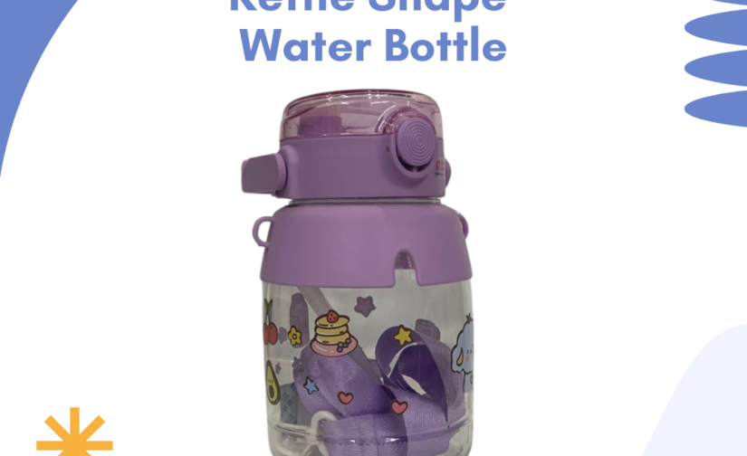 Kettle Shape Water Bottle - Unique and Stylish 1000ml Hydration Bottle, Leak-Proof, BPA-Free, Perfect
