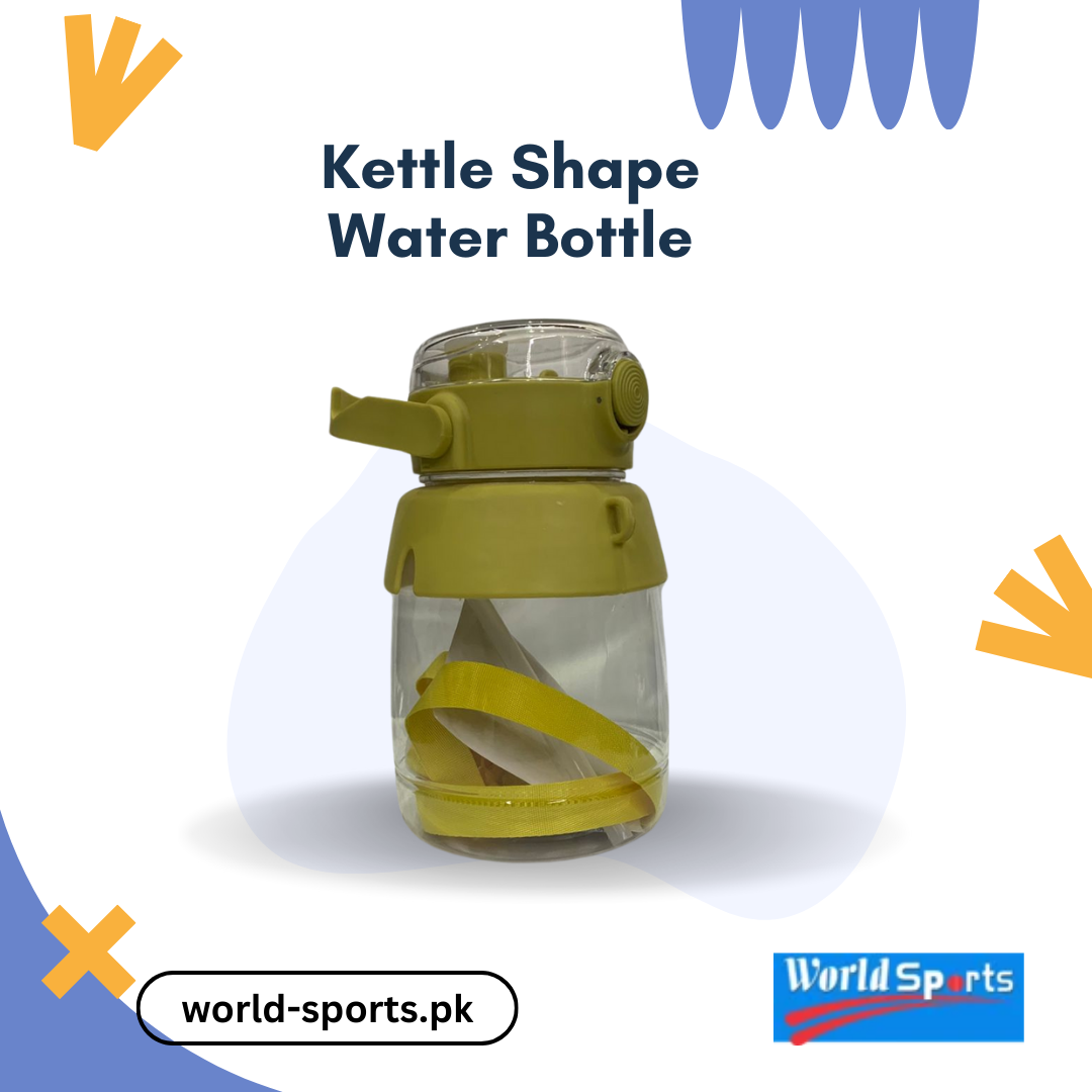 Kettle Shape Water Bottle Unique Kettle Design, BPA-Free, Leak-Proof Hydration Bottle