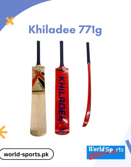 Khiladee 771G Cricket Bat - Lightweight, High-Performance Bat for Power and Precision