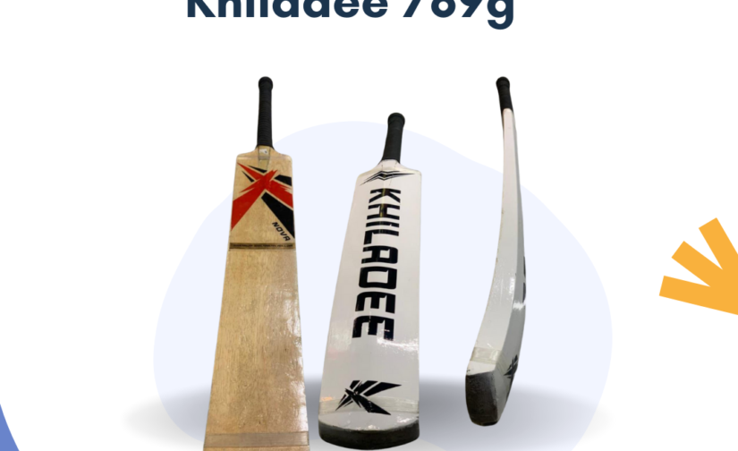 Khiladee 789G Cricket Bat – Ultra-Lightweight, High-Performance English Willow Bat