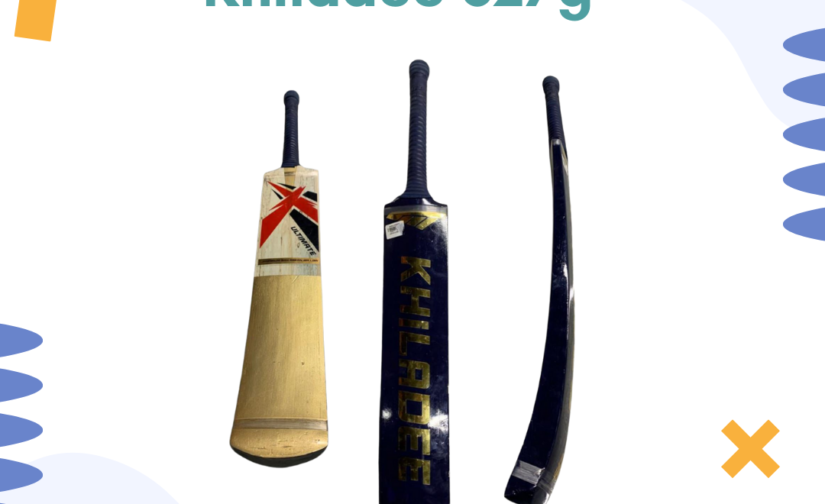 Khiladee 827G Cricket Bat – Lightweight and Powerful Bat for Superior Performance