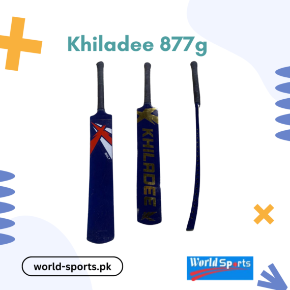 Khiladee 877G Cricket Bat - Premium Lightweight Cricket Bat for Power and Precision