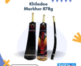 Khiladee Markhor 878G Cricket Bat – Premium Performance Bat for Power, Precision, and Style