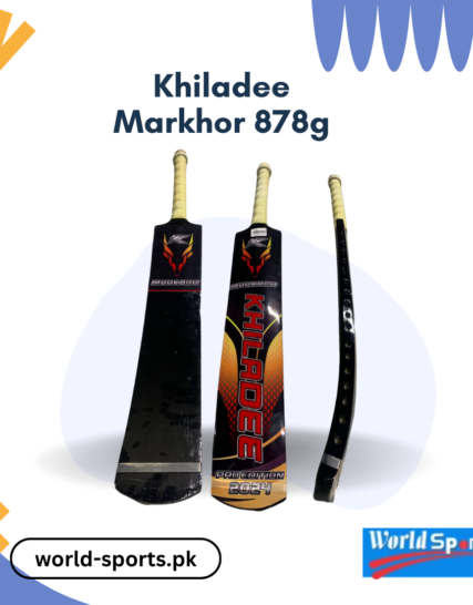 Khiladee Markhor 878G Cricket Bat – Premium Performance Bat for Power, Precision, and Style