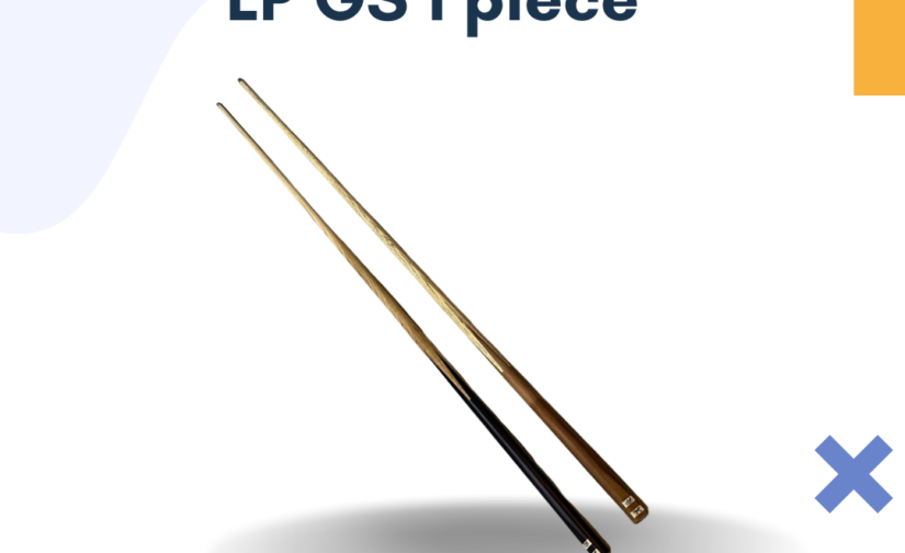 LP GS 1 Piece Snooker Cue - Premium Quality One-Piece Cue for Precision, Durability, and Professional Performance