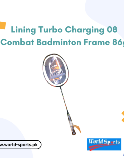 Li-Ning Turbo Charging 08 Combat Badminton Racquet - 86g Power-Driven Frame for Advanced Players