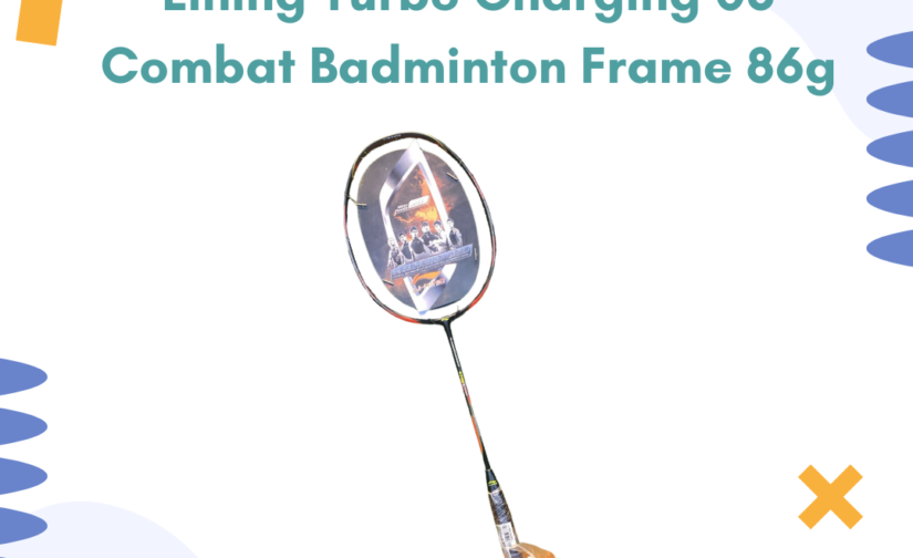 Li-Ning Turbo Charging 08 Combat Badminton Racquet - 86g Power-Driven Frame for Advanced Players