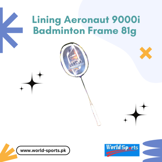 Li-Ning Aeronaut 9000i Badminton Racquet - 81g Lightweight Frame for Precision, Speed, and Power