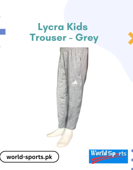Lycra Kids Trouser - Grey | Comfortable, Durable, and Stylish
