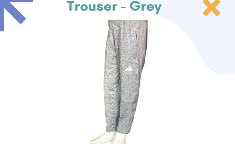 Lycra Kids Trouser - Grey | Comfortable, Durable, and Stylish