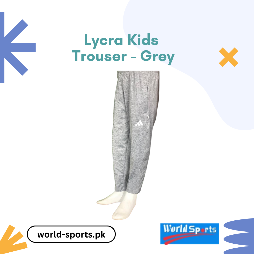 Lycra Kids Trouser - Grey | Comfortable, Durable, and Stylish