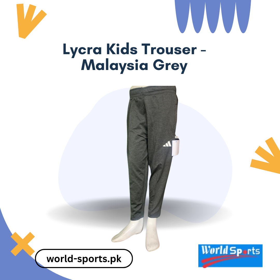 Lycra Kids Trouser - Malaysia Grey | Stretchable, Comfortable, and Stylish