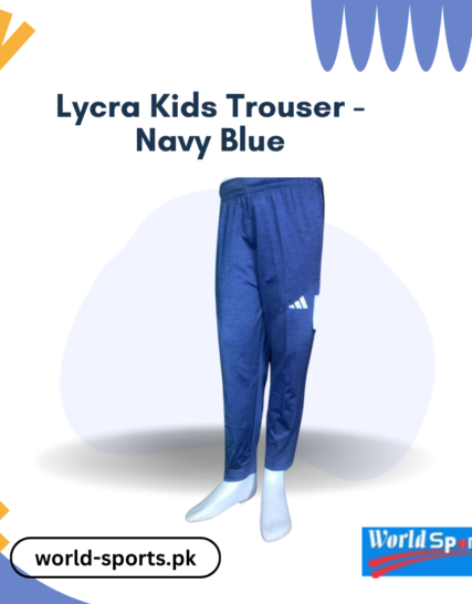 Lycra Kids Trouser - Navy Blue | Comfortable, Stretchable, and Durable