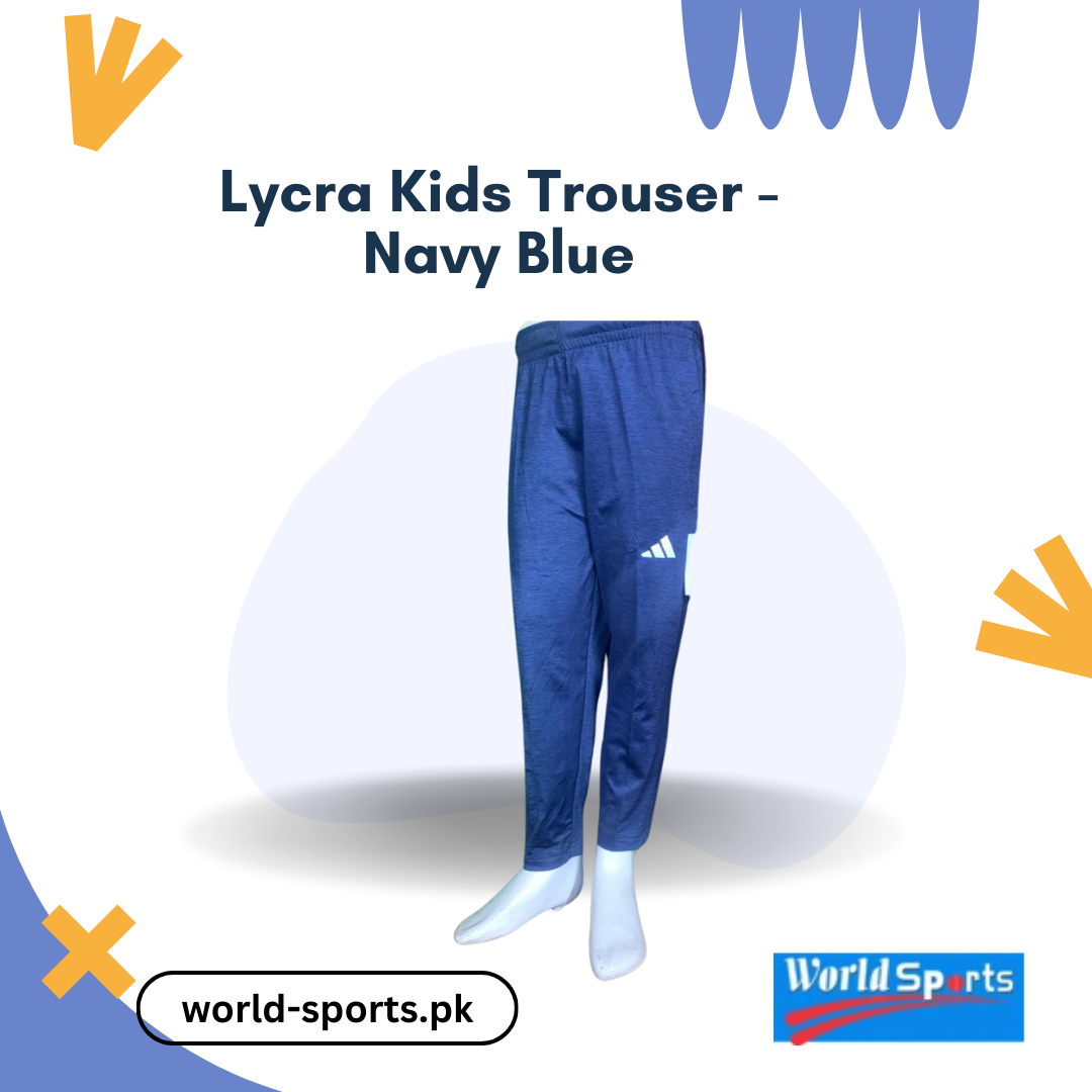 Lycra Kids Trouser - Navy Blue | Comfortable, Stretchable, and Durable