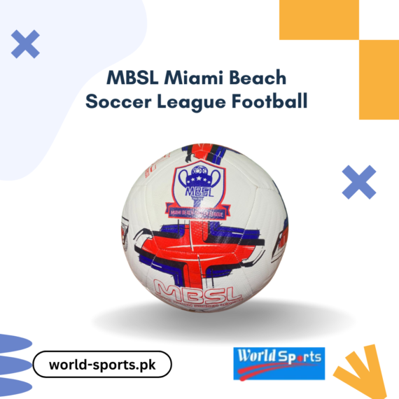 MBSL Miami Beach Soccer League Official Match Football – Durable, High-Performance Soccer Ball for All Weather