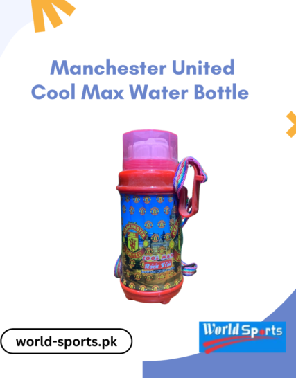 Manchester United Cool Max Water Bottle, BPA-Free, Insulated Sports Bottle for Fans and Athletes