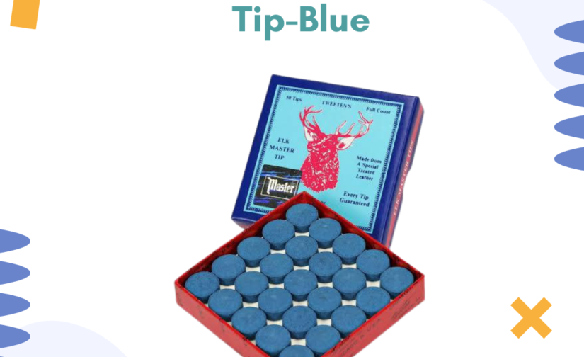 Master Cue Tip - Blue | Premium Billiard Cue Tip for Precision and Durability