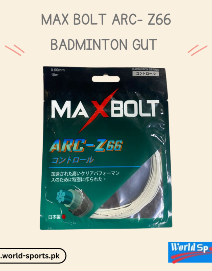 Max Bolt Arc-Z66 Badminton String – High-Performance Gut for Power and Control