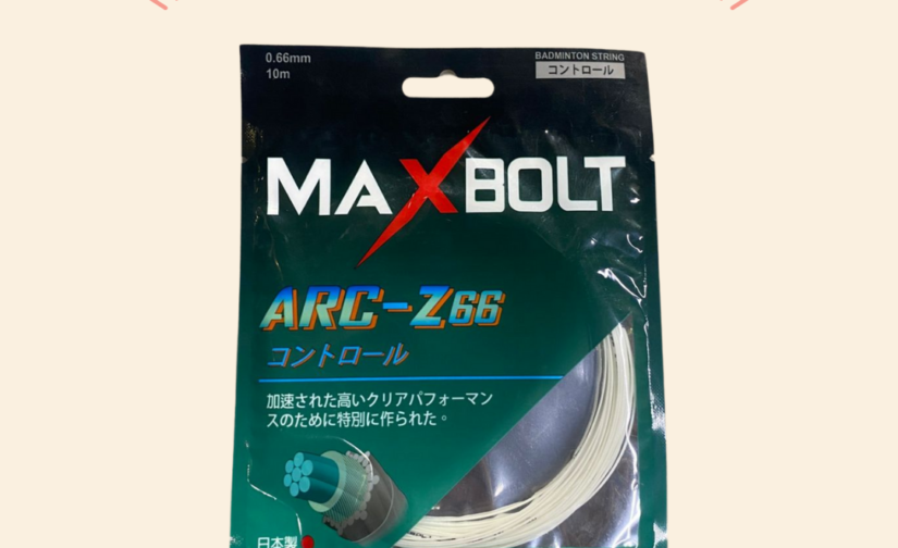 Max Bolt Arc-Z66 Badminton String – High-Performance Gut for Power and Control