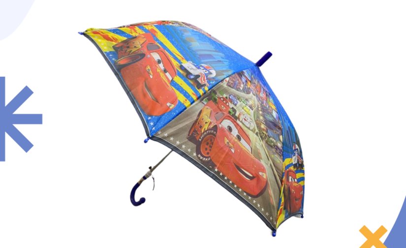 McQueen Umbrella - Stylish and Durable Lightning McQueen-Themed Umbrella for Kids